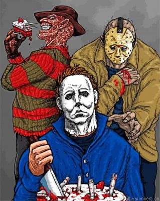 Scary Dangerous Friends Painting By Numbers.png