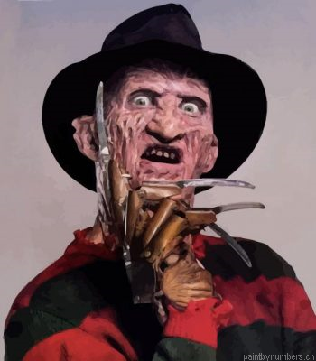 Scary Freddy Krueger Painting By Numbers.png