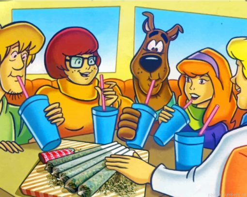 Scooby Doo Characters Painting By Numbers.png