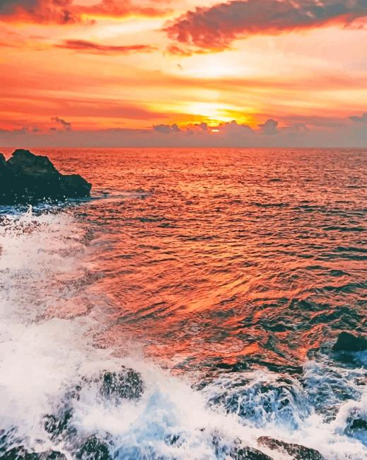 Sea Sunrise Painting By Numbers.png