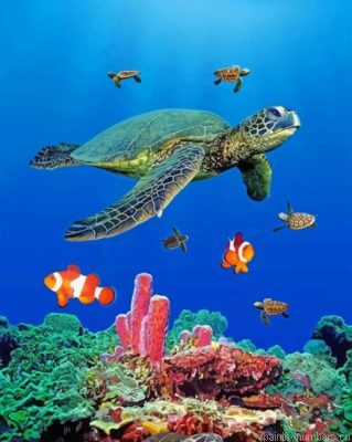 Sea Turtles Painting By Numbers.png