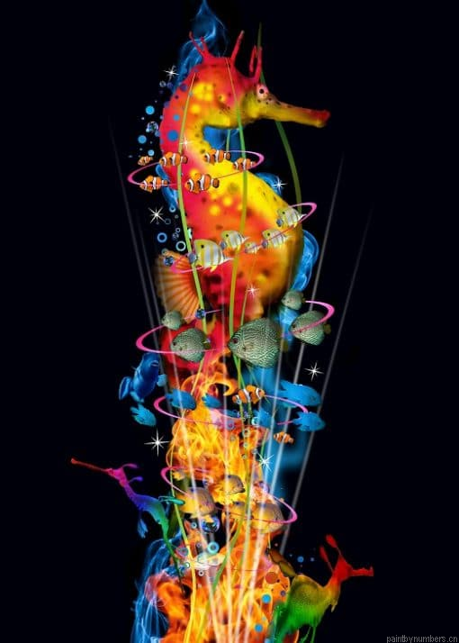 Seahorse Painting By Numberss.png