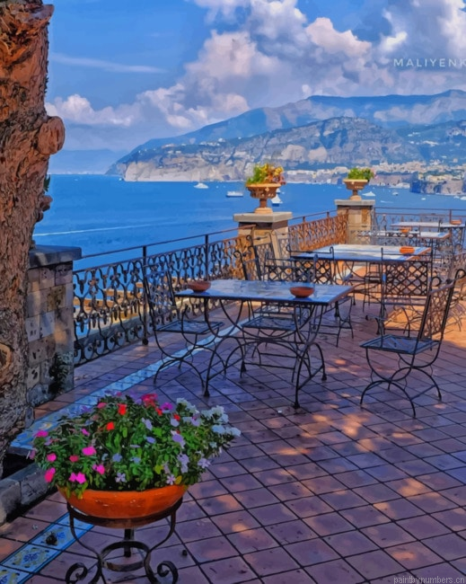 Seascape Italy Cities Painting By Numberss.png