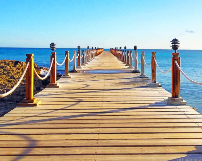 Seaside Bridge Painting By Numberss.png