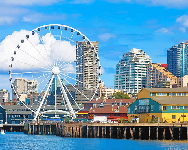 Seattle Great Wheel Painting By Numbers.png