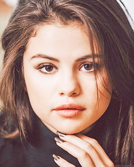 Selena Gomez Portrait Singers Painting By Numberss.png