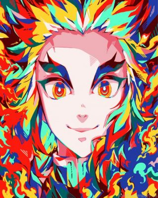 Senjuro Rengoku Painting By Numbers.png