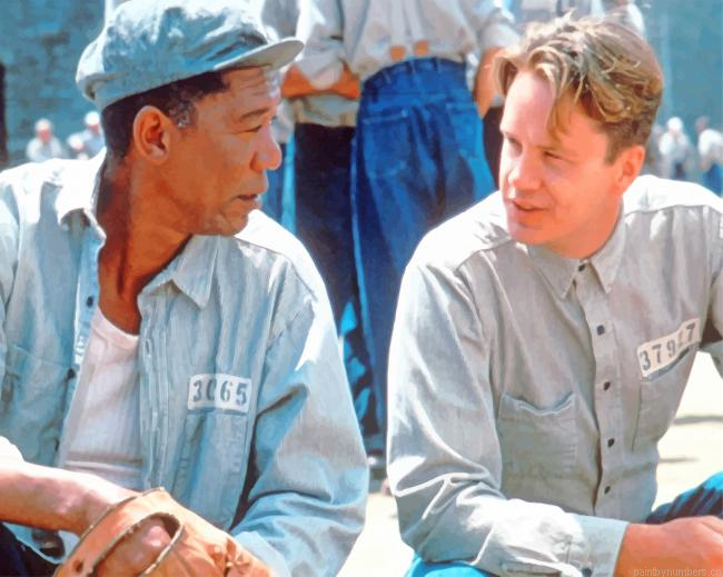 Shawshank Redemption Actors Movies Painting By Numbers.png