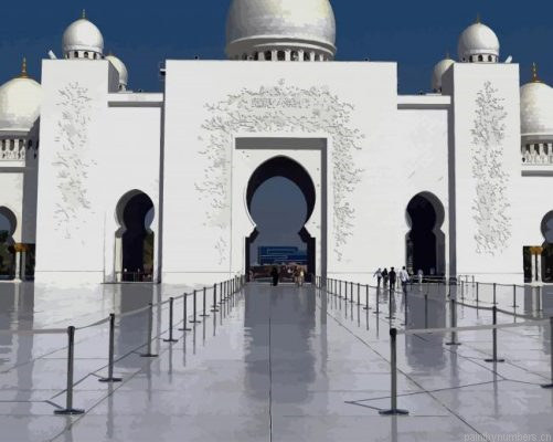 Sheikh Zayed Grand Mosque Abu Dhabi Painting By Numbers.png