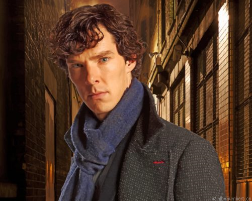 Sherlock Holmes Actor Painting By Numbers.png