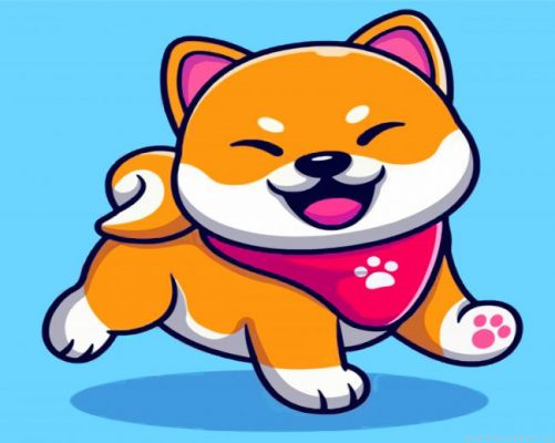 Shiba Inu Dog Painting By Numbers.png