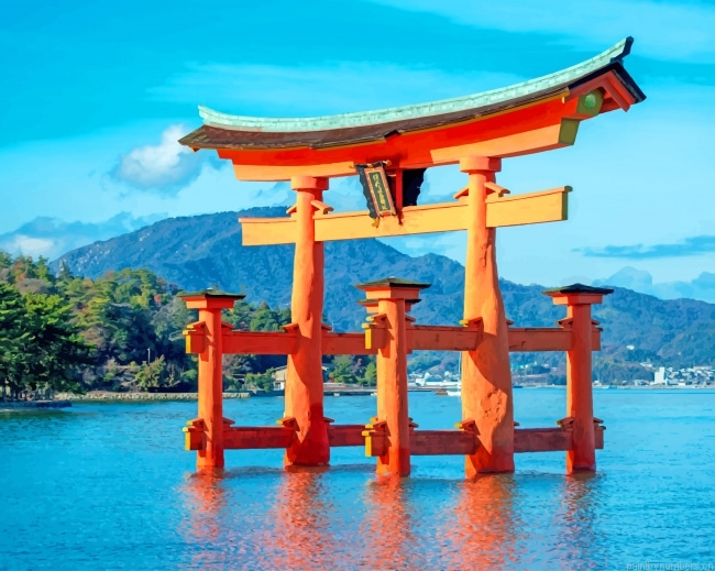 Shinto Shrine Japan Painting By Numberss.png