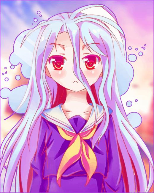 Shiro No Game No Life Animations Painting By Numbers.png