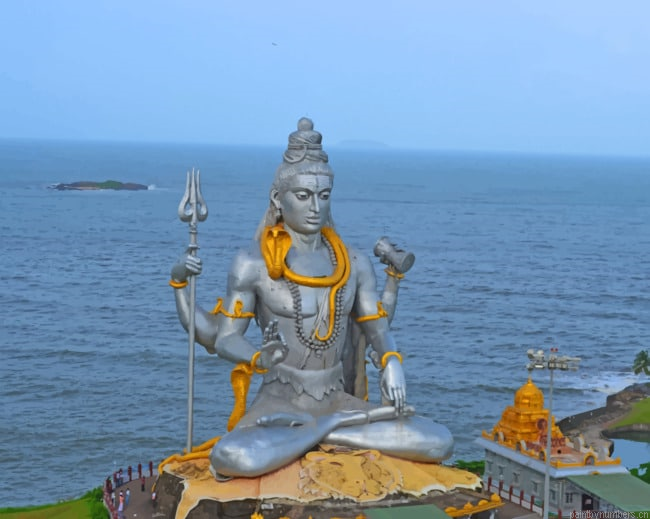 Shiva Statue Murudeshwar Temples Painting By Numberss.png