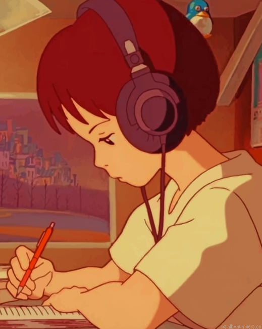 Shizuku Tsukishima Animations Painting By Numberss.png