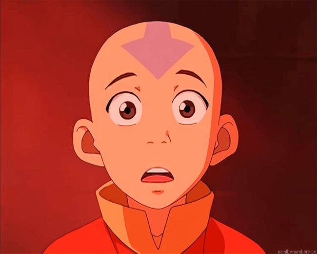 Shocked Aang The Last Airbender Animations Painting By Numberss.png