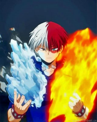 Shoto Todorki Anime Painting By Numbers.png