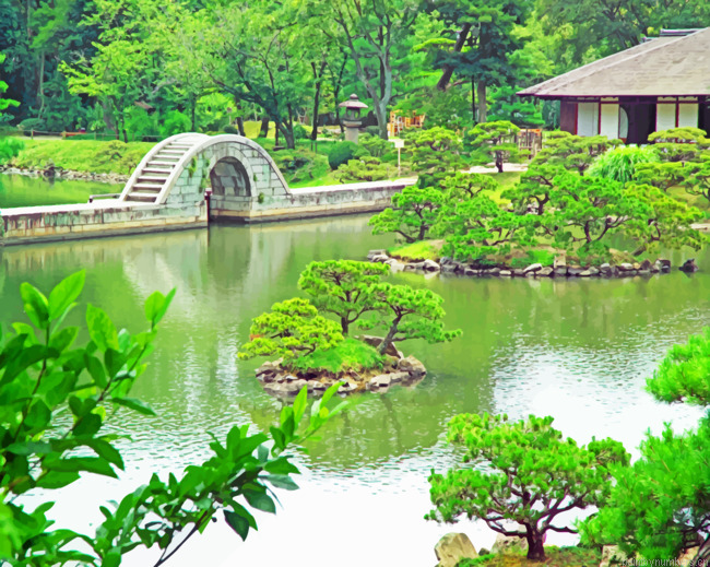 Shukkein Garden Japan Painting By Numbers.png