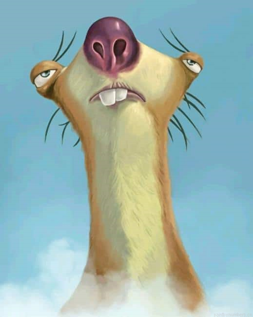 Sid Ice Age Animations Painting By Numberss.png