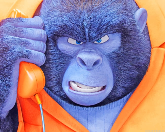 Sing Gorilla Animation Movie Painting By Numberss.png