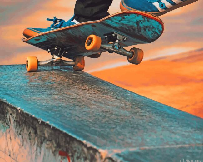 Skateboard Photography Painting By Numberss.png