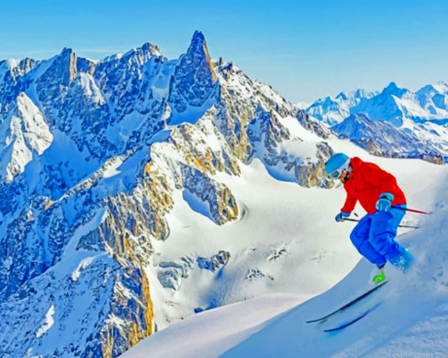 Ski Mountain Animals Painting By Numberss.png