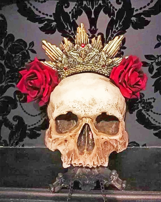 Skull Queen Painting By Numberss.png