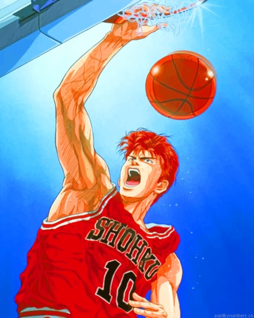 Slam Dunk Anime Painting By Numberss.png