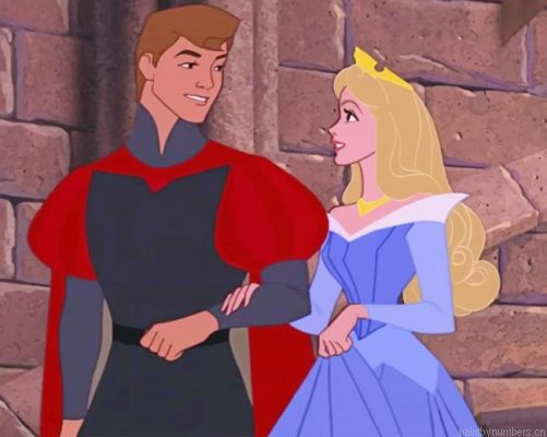 Sleeping Beauty And Her Prince Painting By Numbers.png