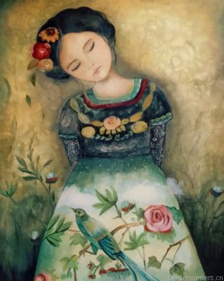 Sleepy Asian Girl Painting By Numberss.png