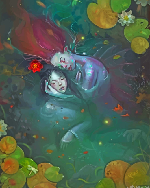 Sleepy Mermaids Painting By Numbers.png