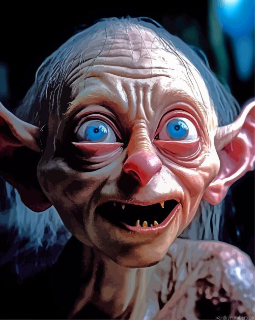 Smeagol Lotr Painting By Numberss.png