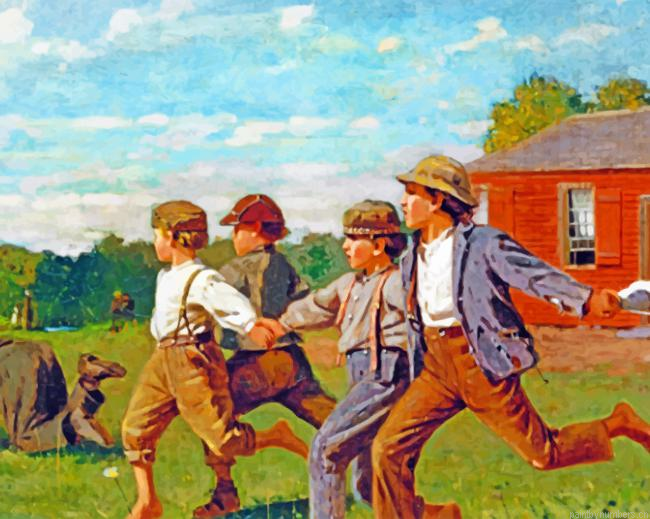 Snap The Whip Winslow Homer Painting By Numberss.png