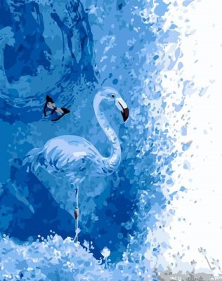 Snow Flamingo Painting By Numbers.png
