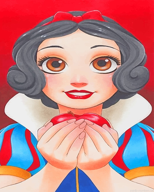 Snow White Disney Princess Animations Painting By Numberss.png
