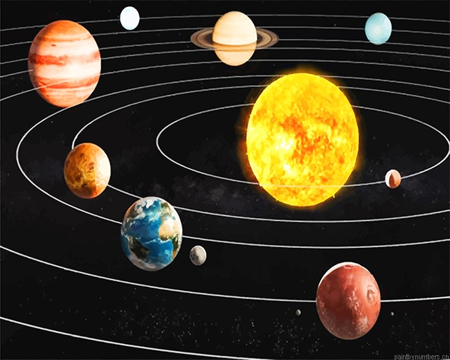 Solar System Space Painting By Numberss.png