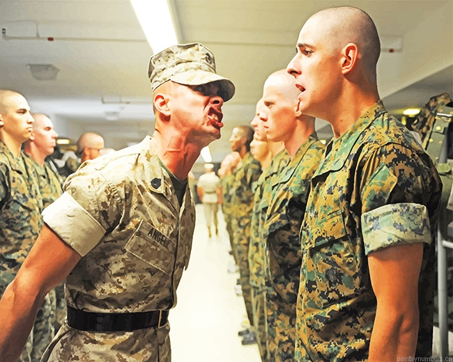 Soldiers Standing On White Floor Painting By Numbers.png