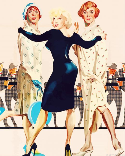 Some Like It Hot Art Painting By Numberss.png