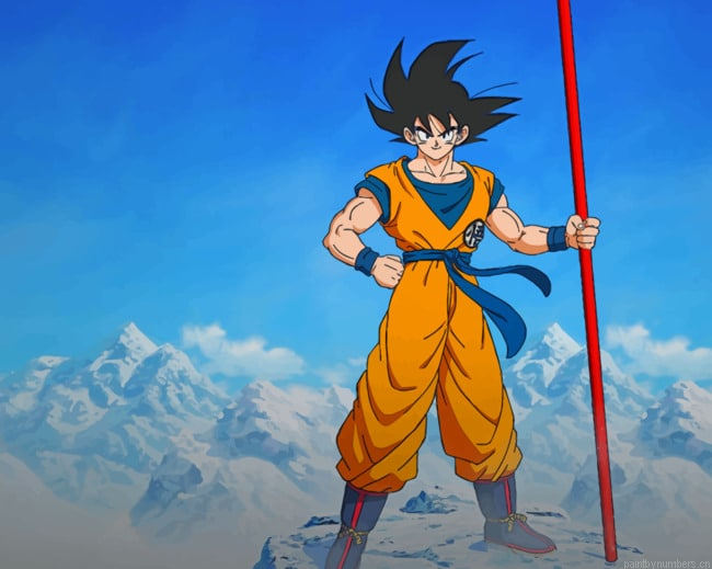 Son Goku Dragon Ball Z Animes Painting By Numberss.png