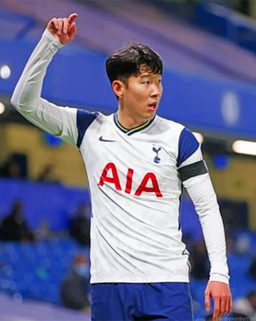 Son Heung Min Painting By Numbers.png