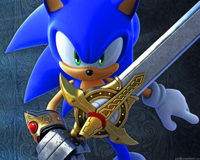 Sonic And The Black Knight Games Painting By Numberss.png