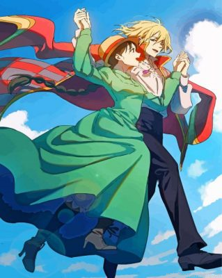 Sophie And Wizard Howl Painting By Numberss.png