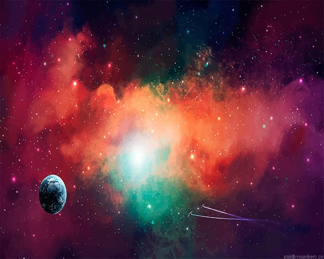 Space Colorful Nebula Painting By Numberss.png