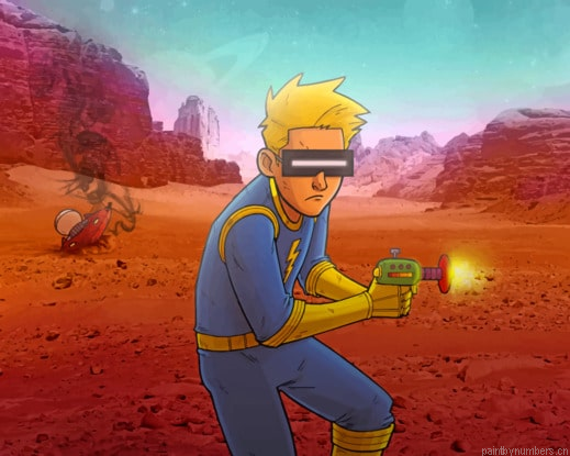 Spaceman Spiff Cartoons Painting By Numberss.png