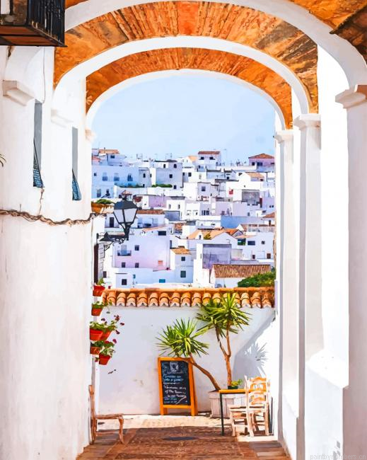 Spain Vejer De La Frontera Cities Painting By Numberss.png