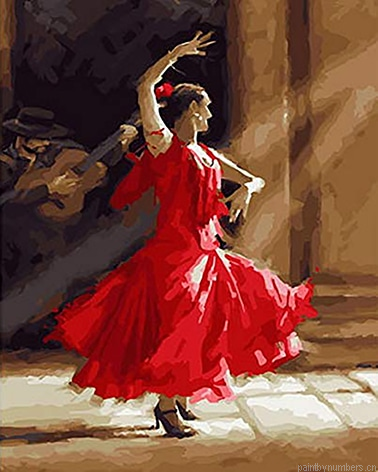 Spanish Ballet Dancer Painting By Numberss.png