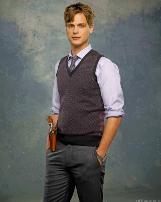 Spencer Reid Criminal Minds Painting By Numbers.png