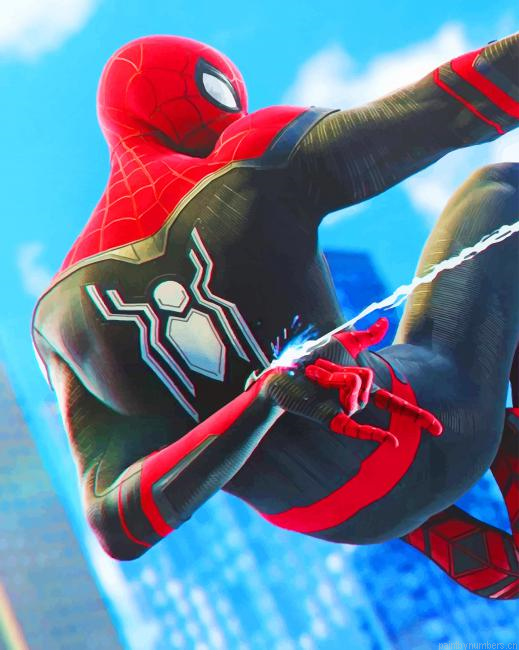 Spider Man Animations Painting By Numberss.png
