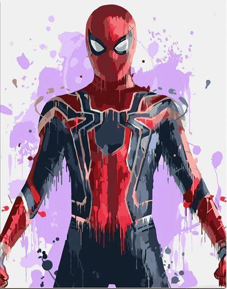 Spider Man Cartoons Painting By Numberss.png