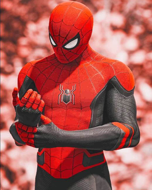 Spider Man Hero Movies Painting By Numbers.png